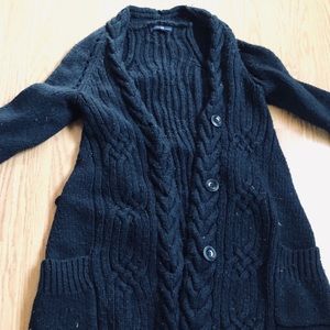 Classic wool robe sweater.